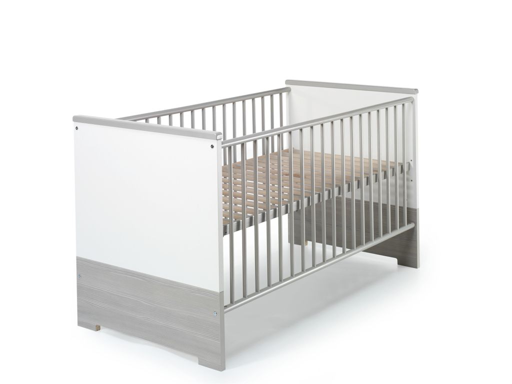 Schardt Babybett Kinderbett 70 X 140 cm Eco Silber 70 cm x 140 cm
