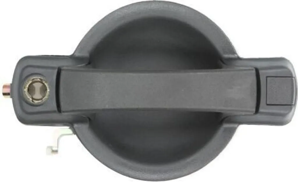 Poignée de Porte Extérieure Avant Gauche Noir pour Fiat Doblo - 735294504
