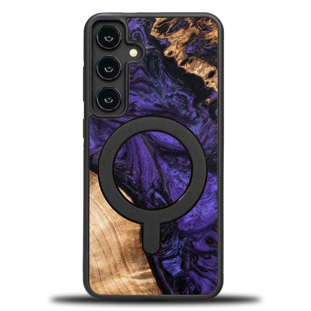 Bewood Unique Case für Samsung Galaxy S24 FE 5G - Violett mit MagSafe
