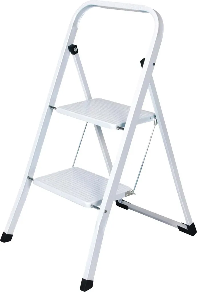 Marchepieds pliants 2 marches blanc : fini les chaises instables - 3