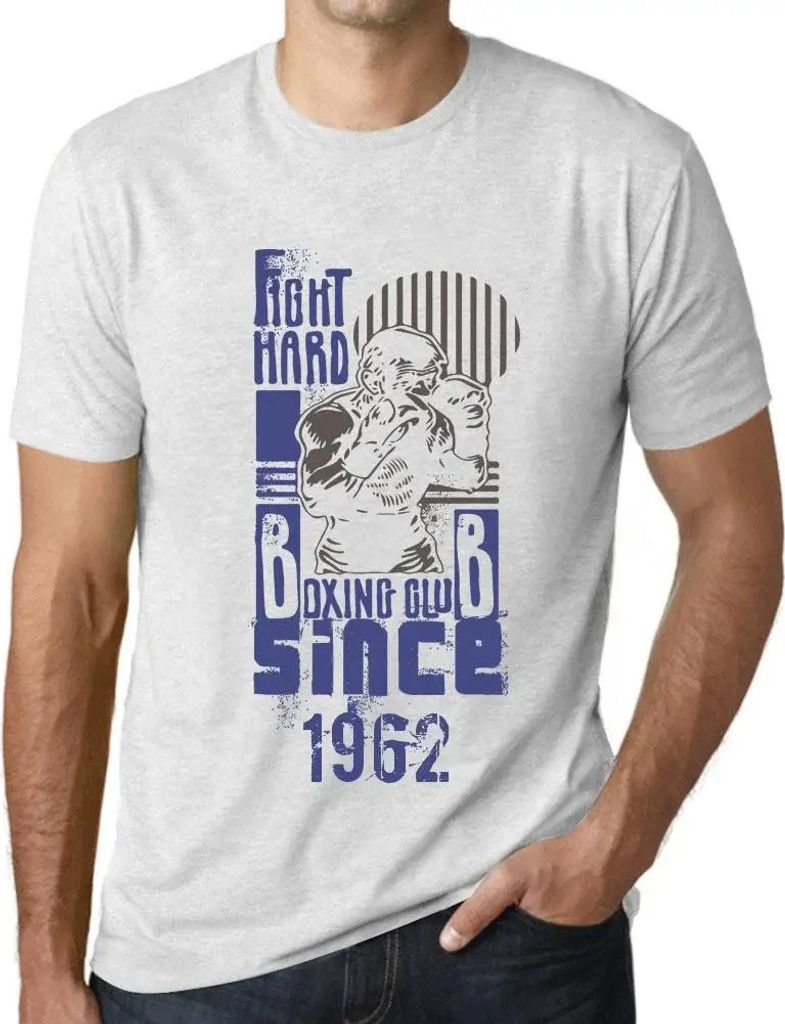 Herren Grafik T-Shirt Boxclub Harte Kämpfe seit 1962 – Boxing Club Fight Hard Since 1962 – Geschenk 62. Geburtstag Jahrestag 62 Jahre Jubiläu...