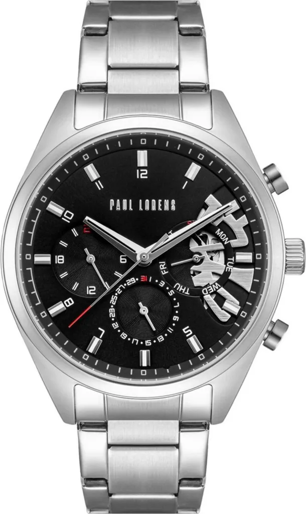 Paul Lorens PL20003B1C1 - Orologio da Uomo Elegante in Acciaio Inox