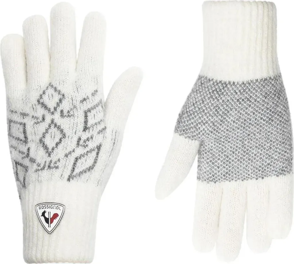 Gants Blancs de Ski Rossignol Mia - Idéal pour vos Séjours en Montagne