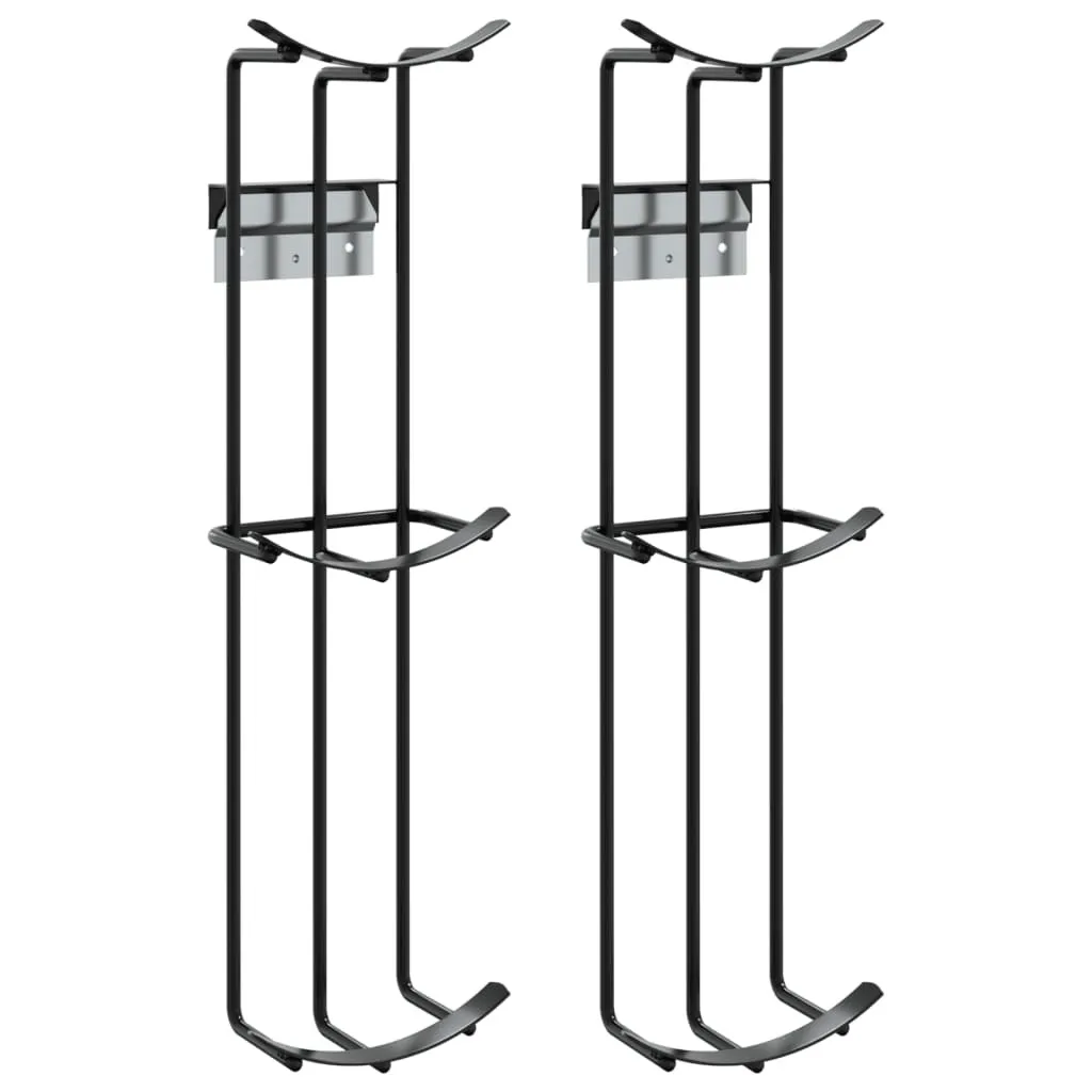 Support d'obstacle en acier noir pour fûts avec fixation stable
