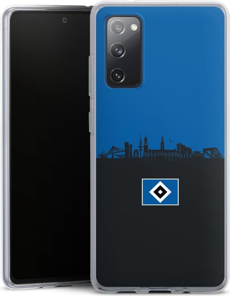 DeinDesign Handyhülle für Samsung Galaxy S20 FE 5G Silikon Hülle Case Smartphone Schutzhülle HSV Hamburg Skyline