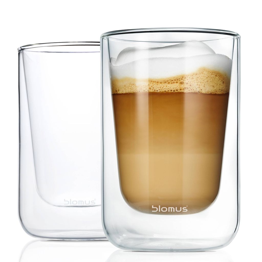Blomus Thermo Gläser Cappuccinogläser Teegläser NERO 2-teiliges Set