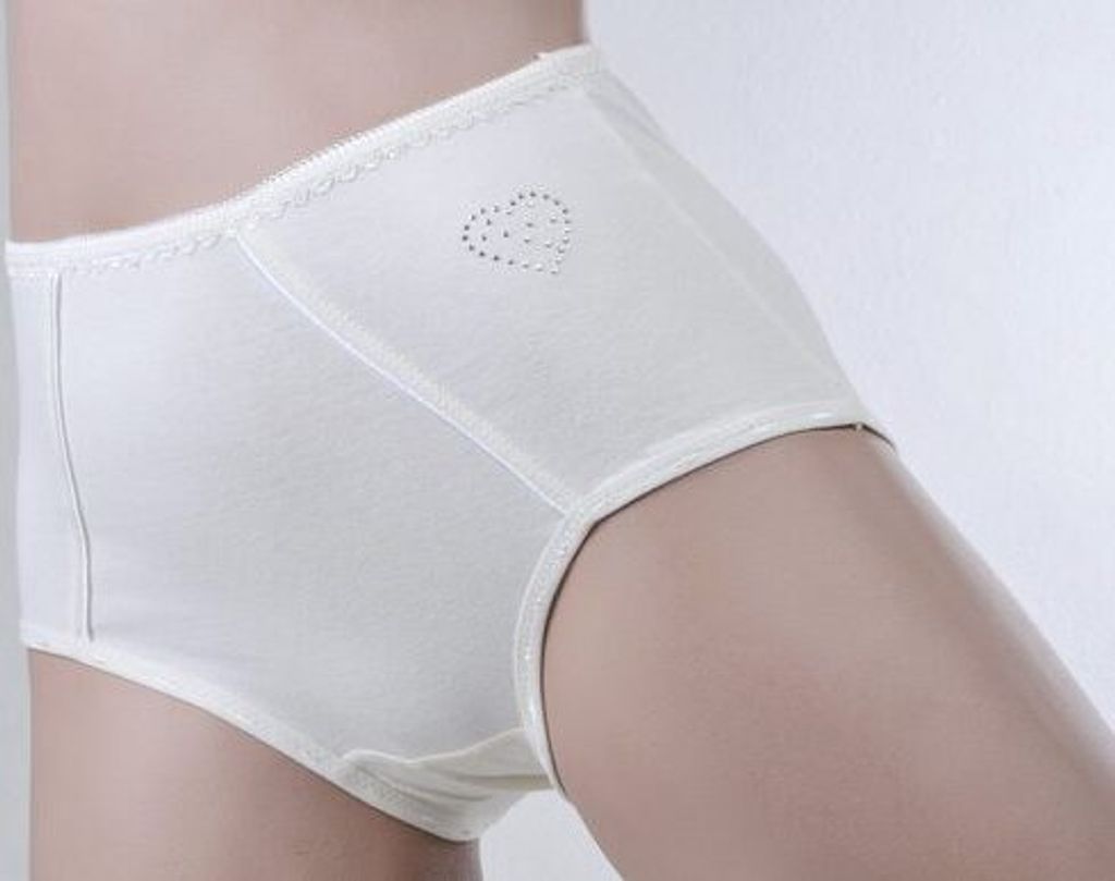 TOKER COLLECTION Damen Hüftslip "Sabrina" mit Glitzerapplikation 3er Pack(Packung, 3Stück) Kontrastnähte im Vorderteil, Farbe Wollweiß, Grö...