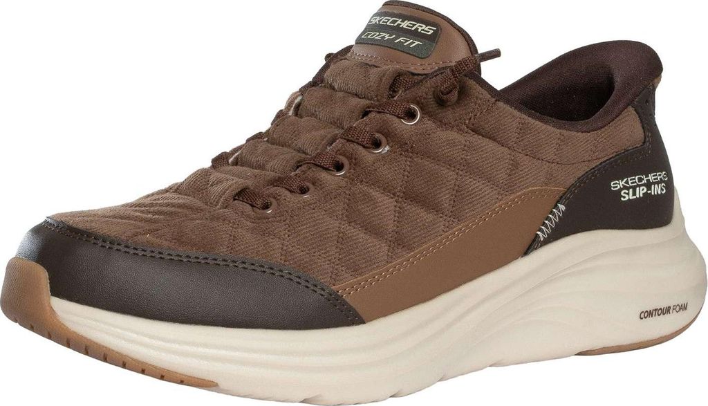 Skechers Slip-ins Contour Foam Cozy Fit Sneaker, Braun 46 Produktbild 