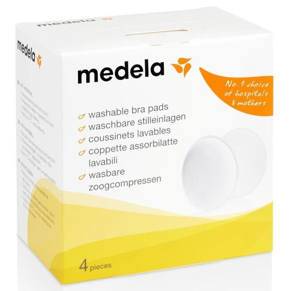 Medela Cuscinetti lavabili per allattamento 4 pezzi Immagine del prodotto 