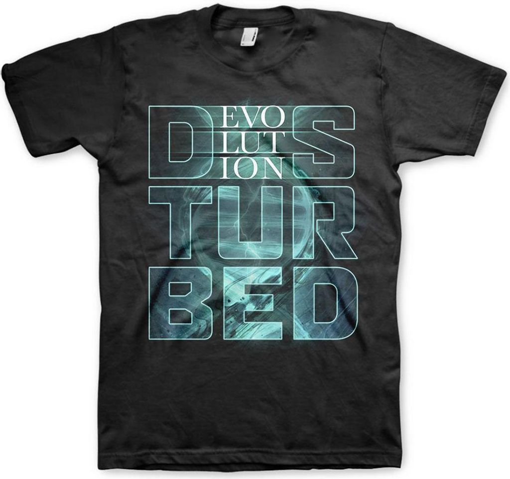 Disturbed - "Evolution" T-Shirt für Herren/Damen Uni RO6790 (M) (Schwarz)