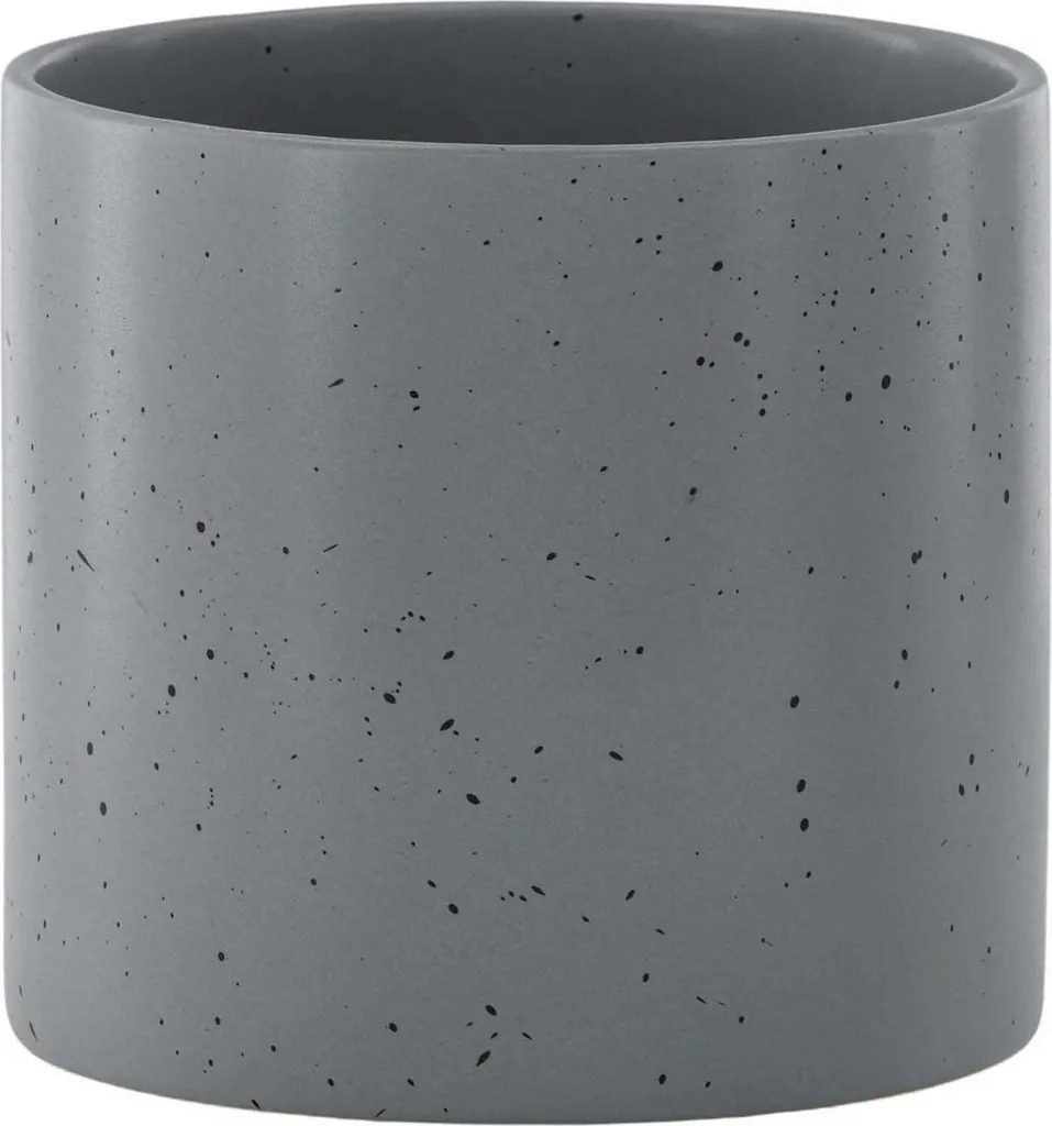 Grand pot de fleurs Sane gris foncé résistant au gel Venture Design