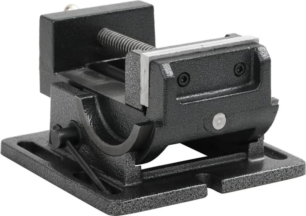 vidaXL Étau pour machine basculant manuel 110 mm - Fixation précise