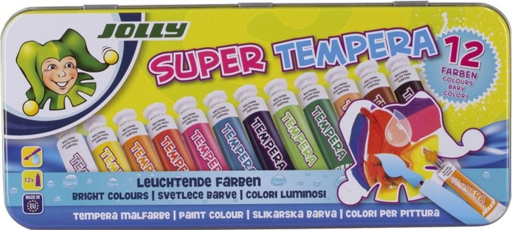 JOLLY Super Temperafarben 12 Farben Zdjęcie produktu 