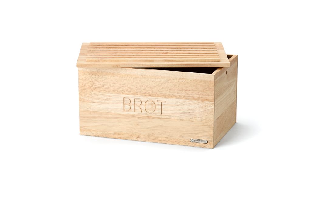 CONTINENTA Brotkasten, Gummibaum 34,5x23x19 cm 3141 Produktbild 