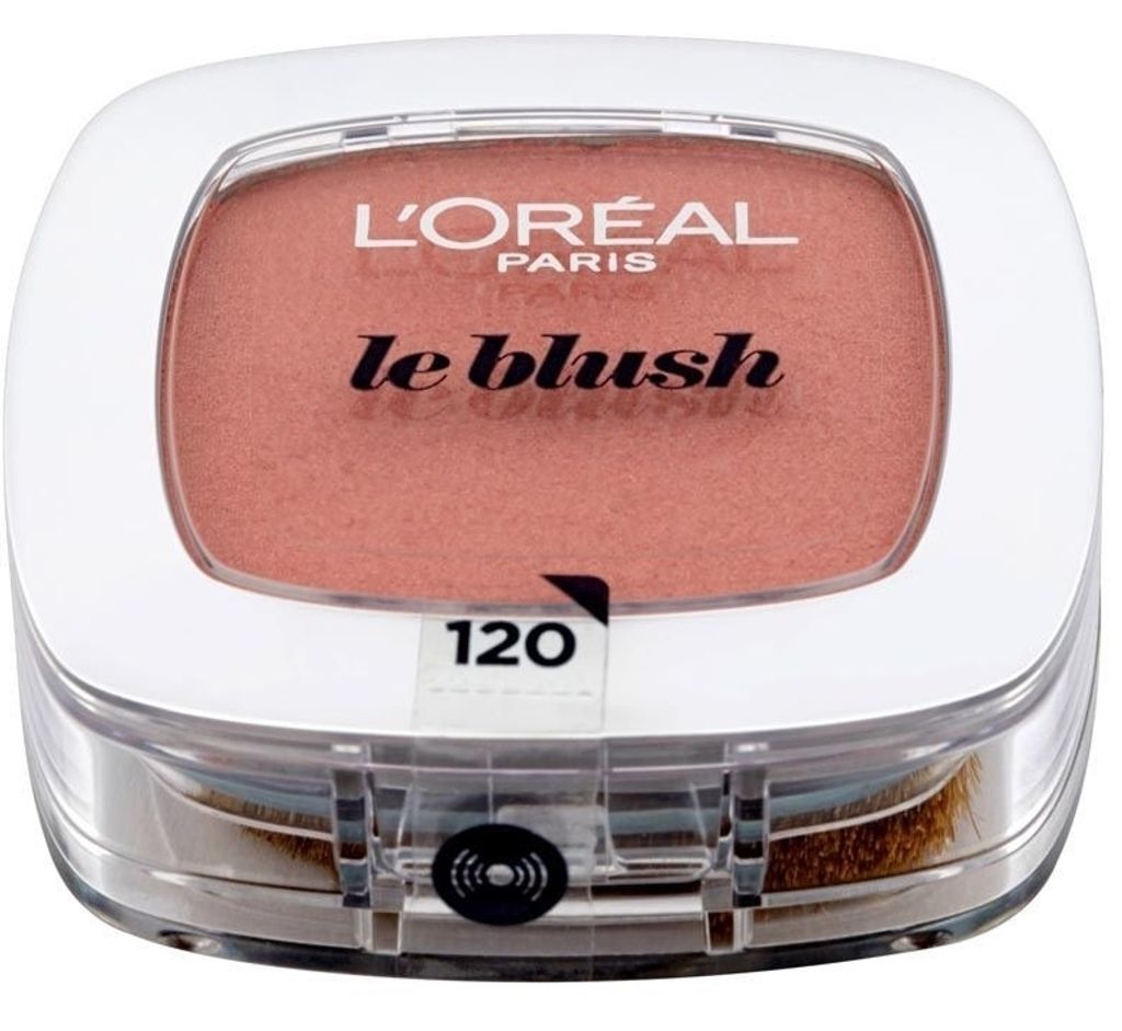 L'Oreal Paris True Match Blusher Compact Buildable Powder with Powder Brush and Mirror 5g 120 Sandalwood Pink
