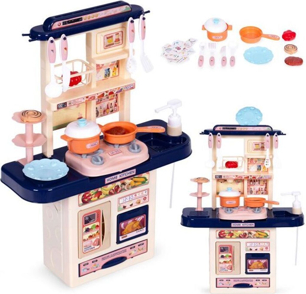 Kinderküche mit Zubehör Küchenspielzeuge mit Licht und Ton - Lernspielzeug - Kinderküche Spielzeugküche - Kitchen Toy