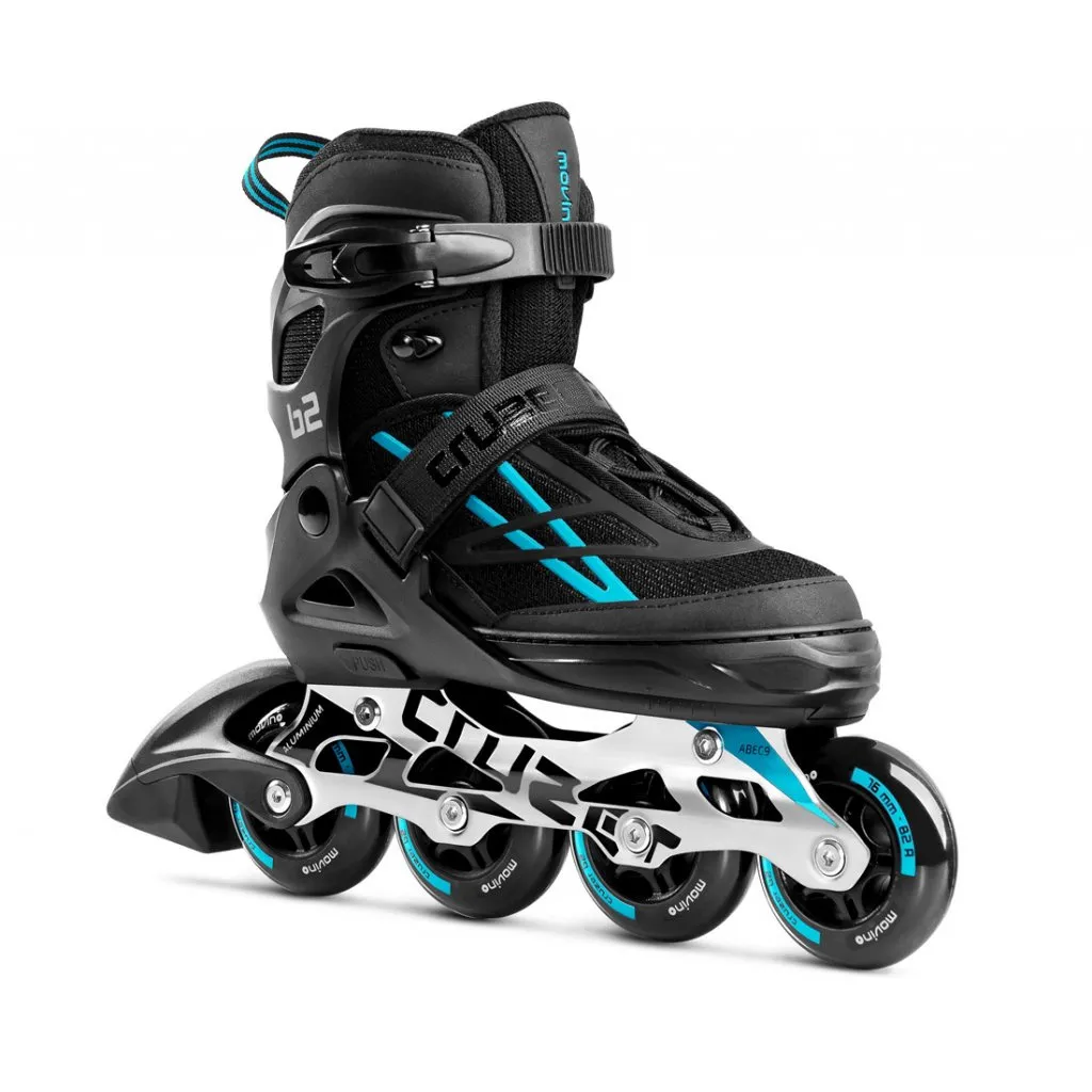 Patins à roulettes Movino Cruzer B2 bleus réglables pour enfants