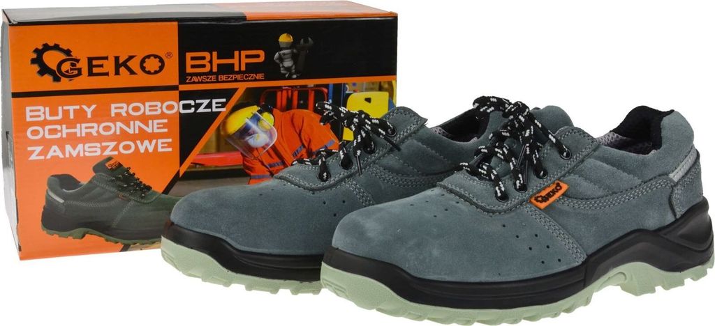 Geko Safety Arbeitsstiefel Modell Nr.4 Wildleder PREMIUM r.39 (10)