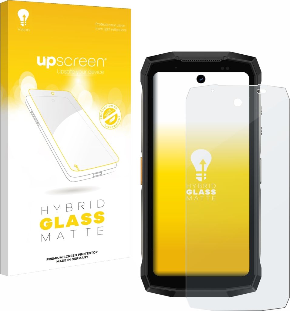 upscreen Entspiegelungs Schutzglas für Ulefone Armor Mini 20 Pro Schutzfolie Panzer Folie Glas Display Schutz matt