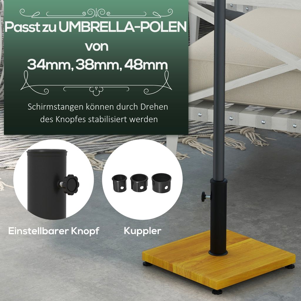 Produktbild von Sonnenschirme Online Kaufen | Sonnenschirmständer | Sonnenschirme
