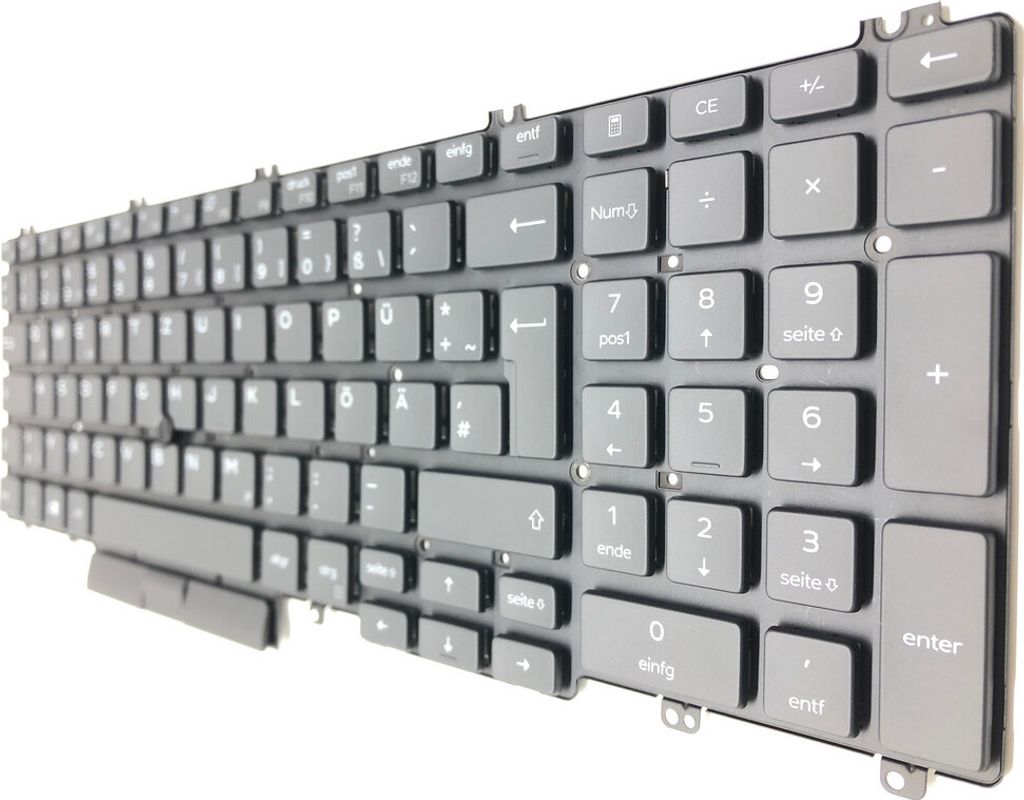 DEUTSCHE - Schwarz Tastatur Keyboard Beleuchtung kompatibel für Dell Latitude 15 5511-H7Y9D