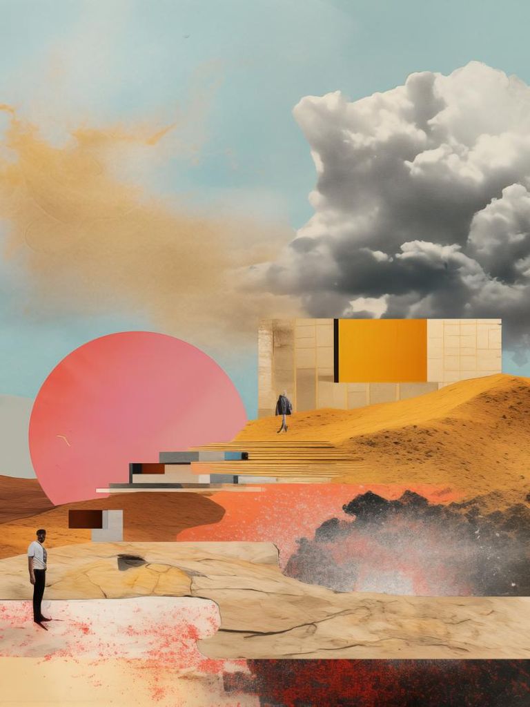 Plakat 60x80cm Architektur im Chaos