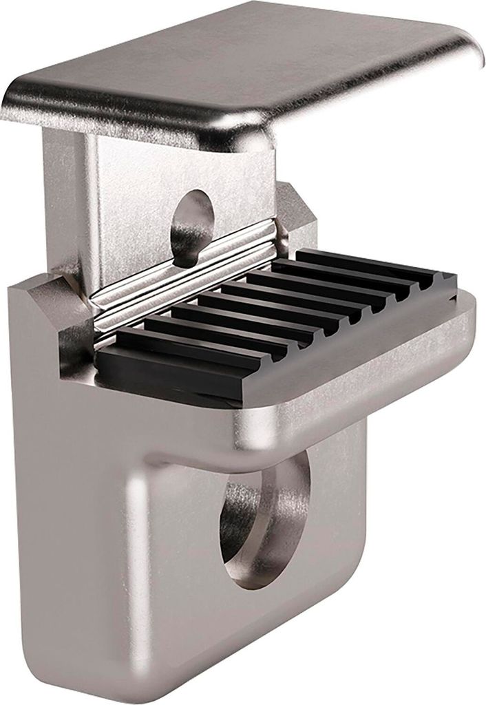 ITALIANA FERRAMENTA Glasbodenträger Pull zum Anschrauben Glas 10-15mm VPE 100 ST