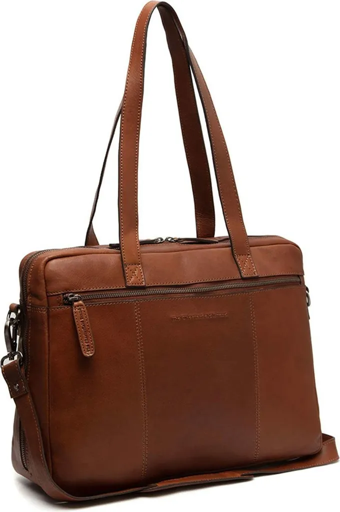 Porte-documents cuir Wax Pull-up Modena C48.1245 au design Cognac chic