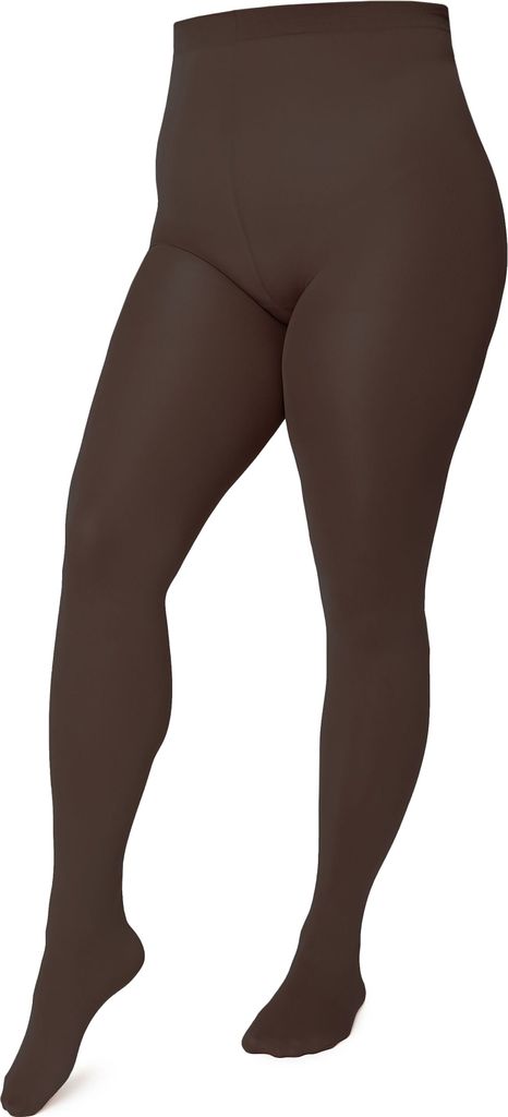 Merry Style Damen mikrofaser Strumpfhose plus size MS 162 60 DEN (Chocco, XXXL) .