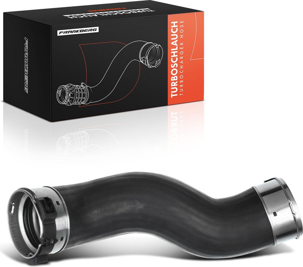 Frankberg 1x Kühlerschlauch Turboschlauch für BMW 5er F10 F07 F11 6 Gran Coupe F06 6er Cabriolet F12 F13 F01 F02 F03 F04