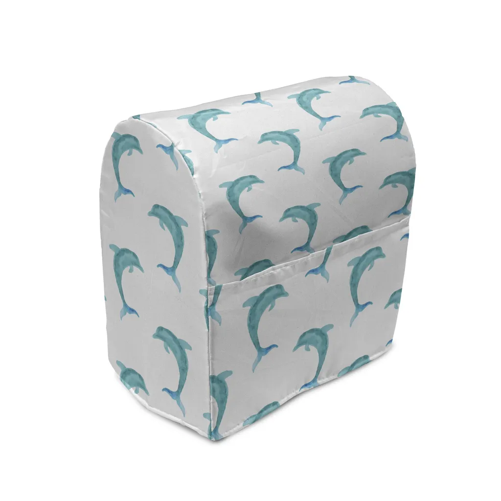 Couvercle pour Mixeur sur Socle avec Poches Housse Cuisine Dauphins