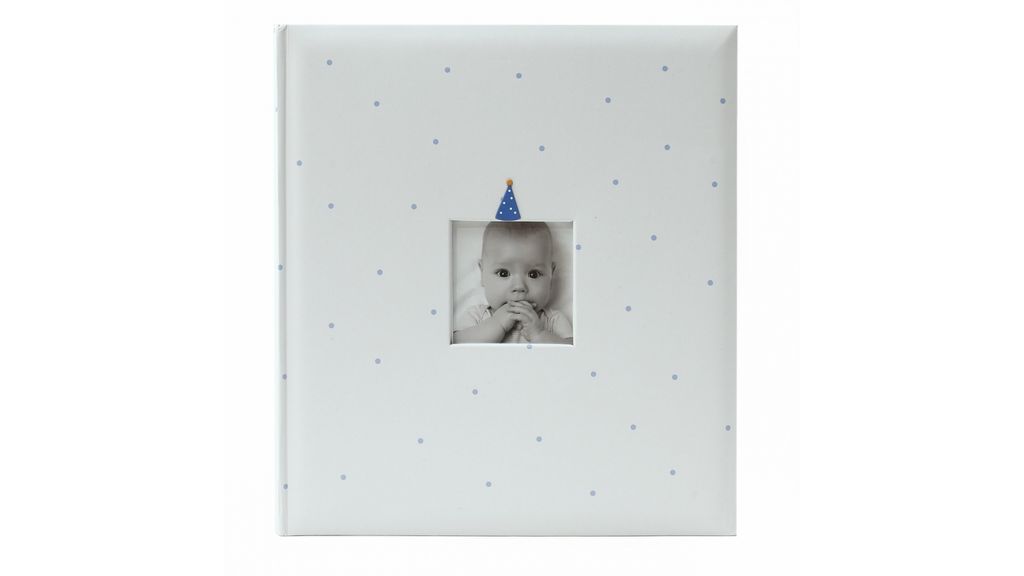 Kinder Fotoalbum für Fotoecken BABY CLOWN 29x32/60 Blau