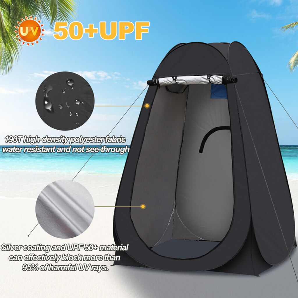 CLIPOP Pop up Duschzelt, Campingzelt, mit Tragetasche für Produktbild 7