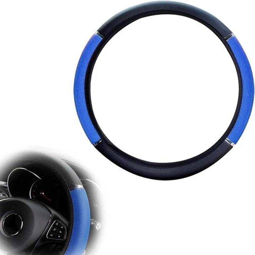 Housse de volant silicone 38cm pour un confort de route été comme hiver