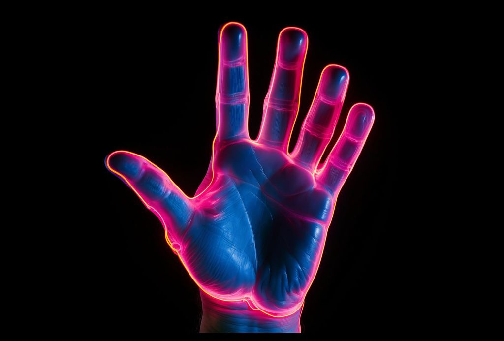 Plakat 60x40cm Berührung der Zukunft