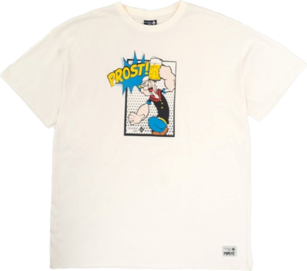 Bavarian Caps T-Shirt Prost, Popeye natur L Produktbild 