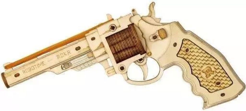 Puzzle drewniane 3D. Pistolet M60 Produktbild 