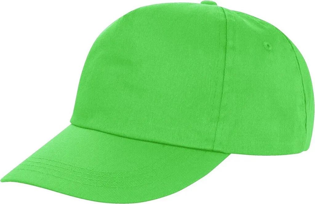 Cappellino Result Houston PC5739 Lime | Berretto Unisex 5 Pannelli Regolabile