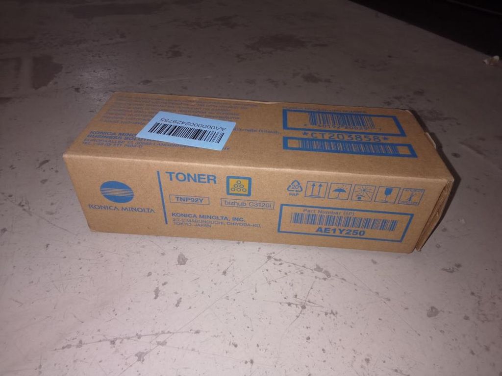 Konica Minolta Toner TNP-92Y AE1Y250 Yell. 4K C3120i - Original - Tonereinheit (AE1Y250)