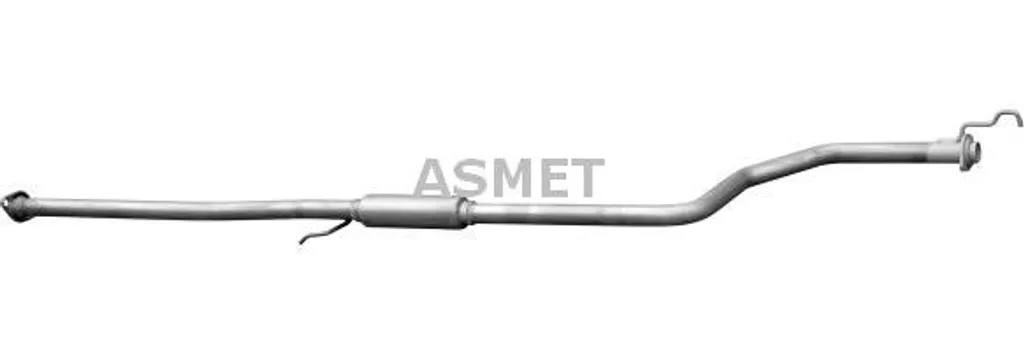 Silencieux central robuste ASMET 13009 avec protection anticorrosion