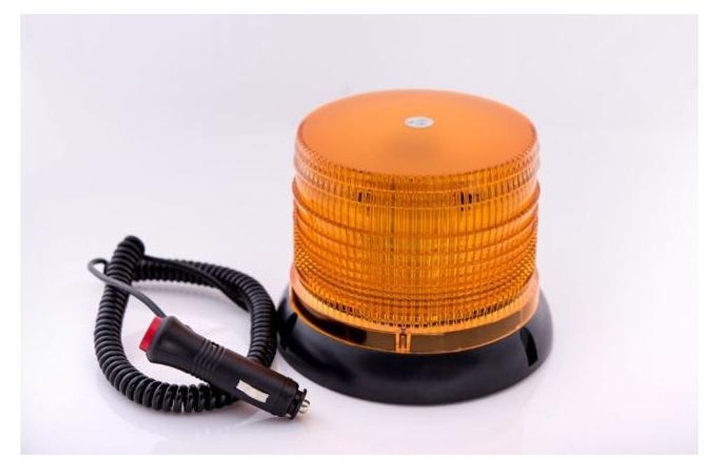 32-LED-Signalleuchte, Notfall-/Warnleuchte, Kuppel, 12V/24V, mit Magnetfuß
