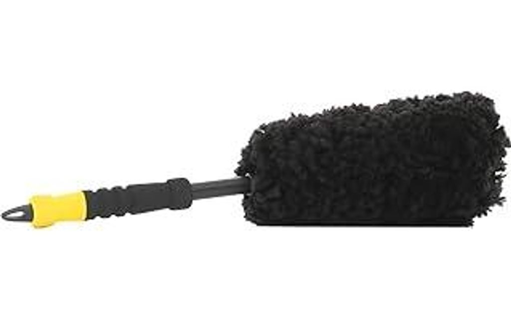 Meguiar's Supreme Wheel Brush Medium - Felgenbürste - Sichere Felgenreinigung, Dichter Mikrofaserflor, Abgewinkelter Schaft, X1902EU