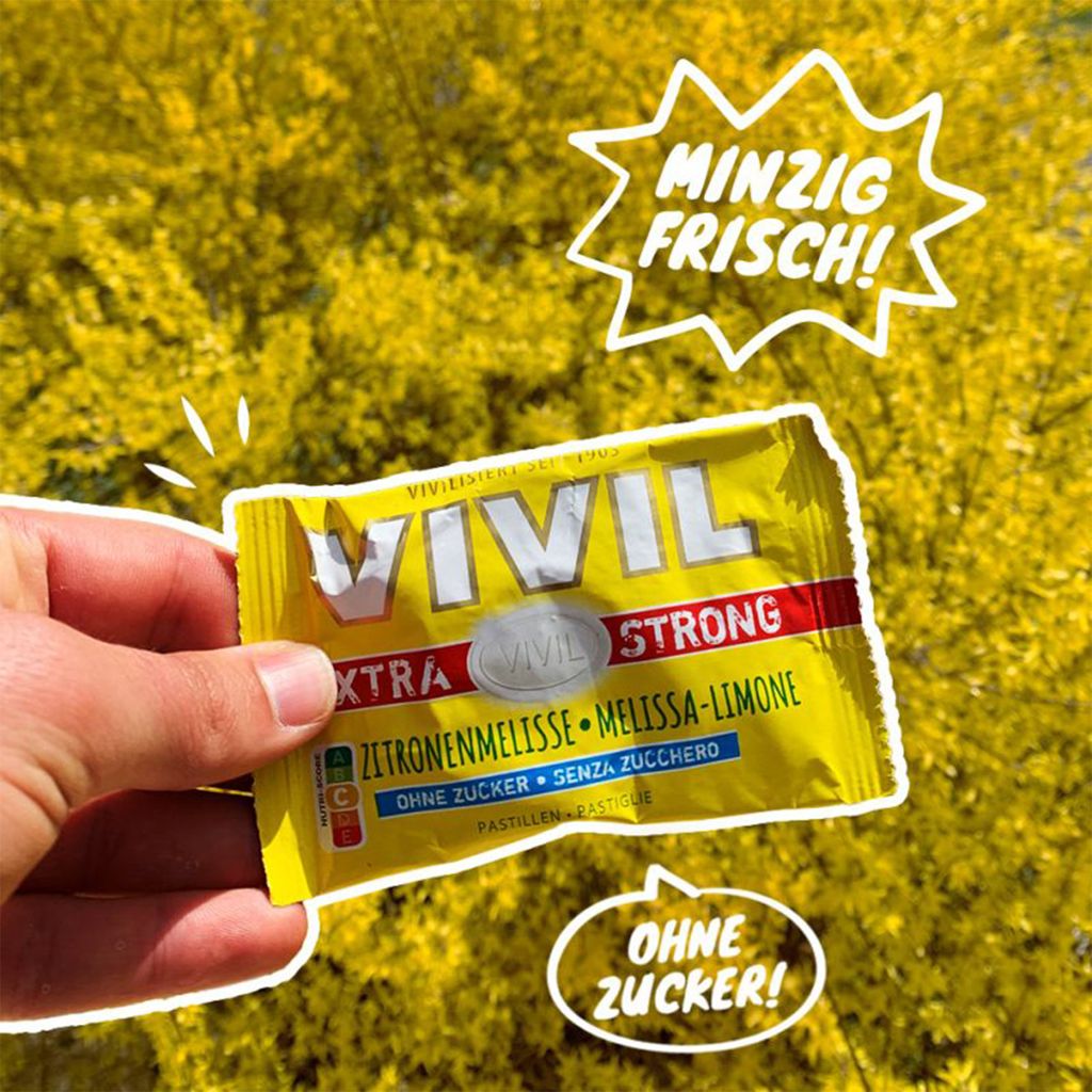 Vivil Halsbonbons „Extra Stark“ Mit Vitamin C & Minze – Zuckerfrei, Vegan & Ideal Für Unterwegs