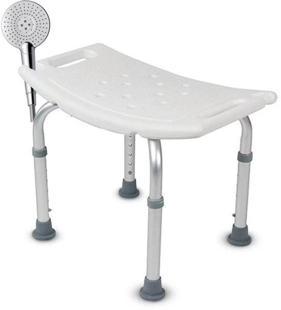Évitez les chutes en douche avec ce tabouret antidérapant réglable 52cm