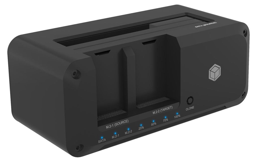 ICY BOX IB-2924MSCL-C31, HDD, SSD, M.2, SATA, 2.5,3.5,M.2, Zdjęcie produktu 