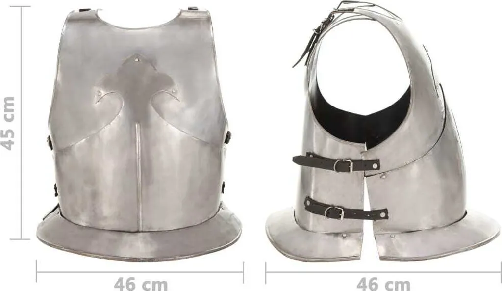 Cuirasse médiévale ajustable en acier pour un confort total en GN - 6
