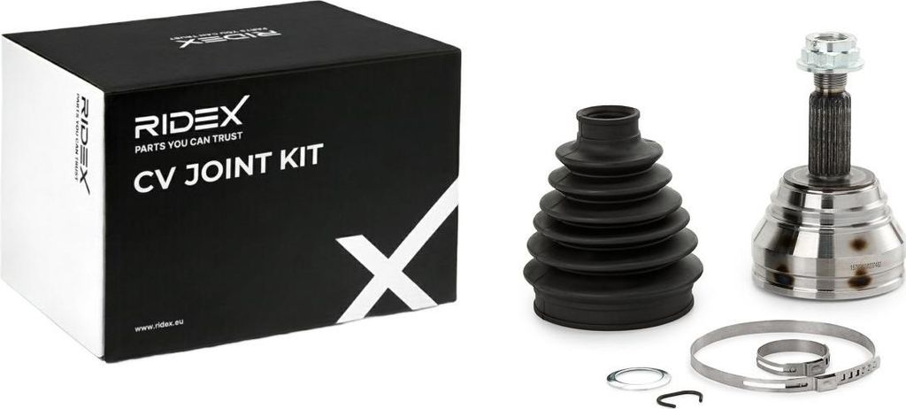 RIDEX Gelenksatz Antriebswelle Radseitig für VW POLO (9N) 5J0081