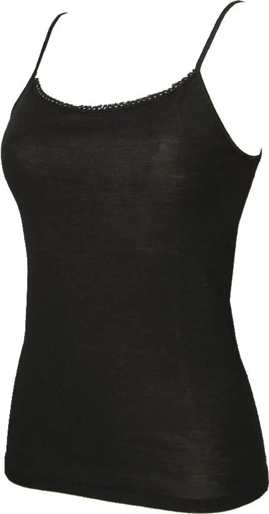 Débardeur hiver femme en laine et soie - Top Ragno confort thermique