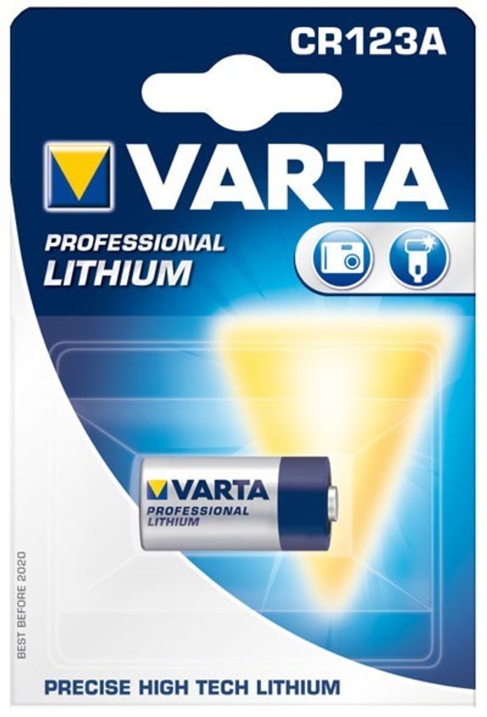 Original Lithium Batterie VARTA Professional 6205 CR123, 90454