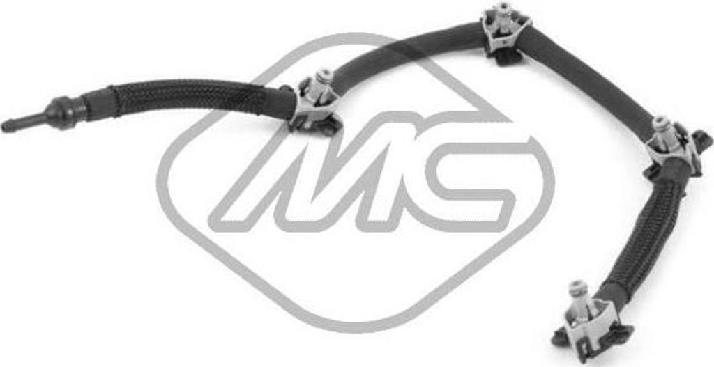 Metalcaucho 33028 Kraftstoffleitung OE 04L130235G kompatibel mit Leon, Q5